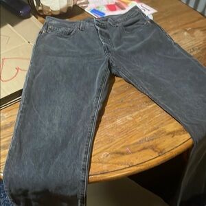 Levi's Black Straight Jeans Classic Style